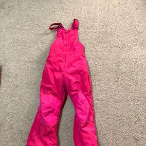 Lands end pink waterproof bib